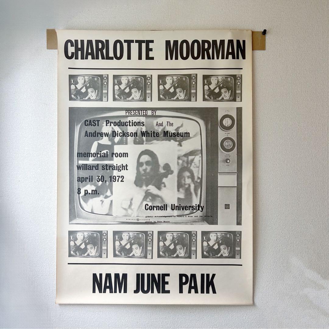 Charlotte Moorman Nam June Paik ポスター