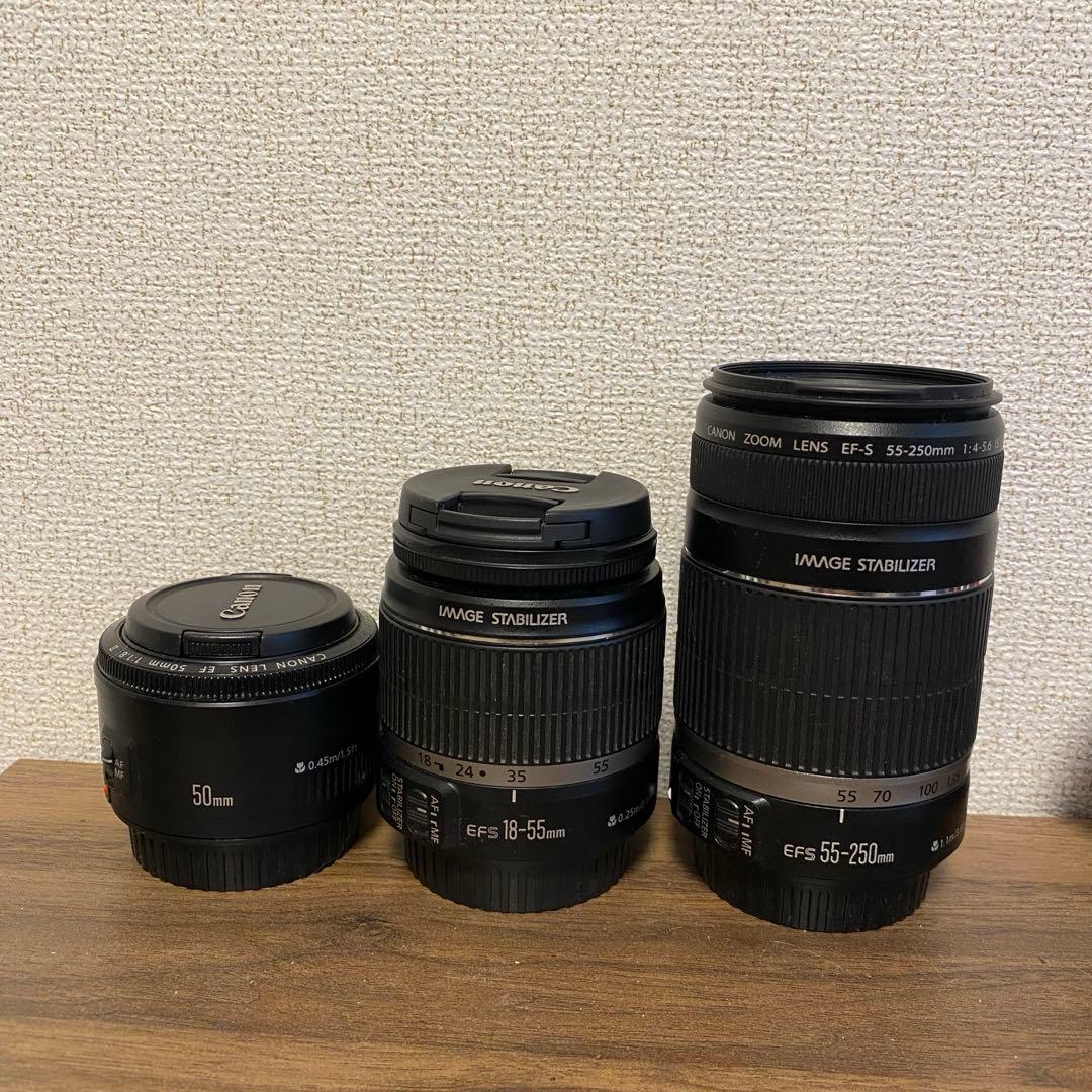 Canon EOS 7D レンズ3つ付き