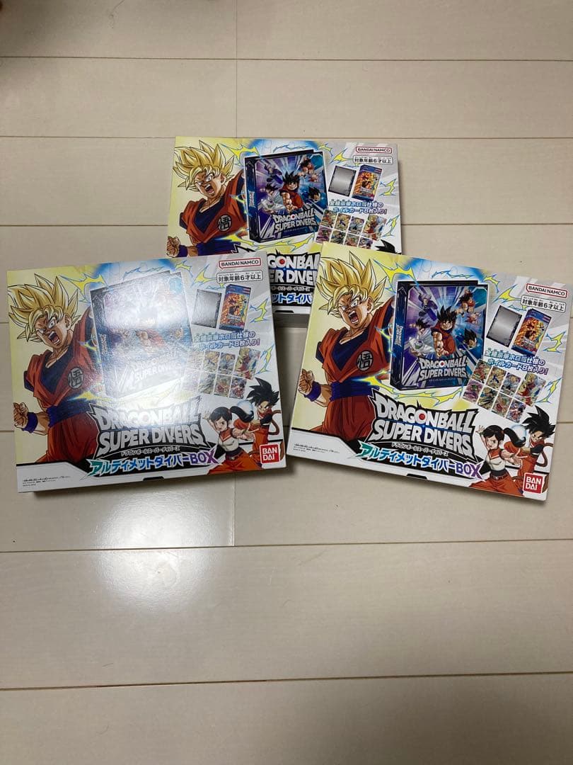 ドラゴンボールスーパーダイバーズアルティメットダイバーBOX 3xBOX