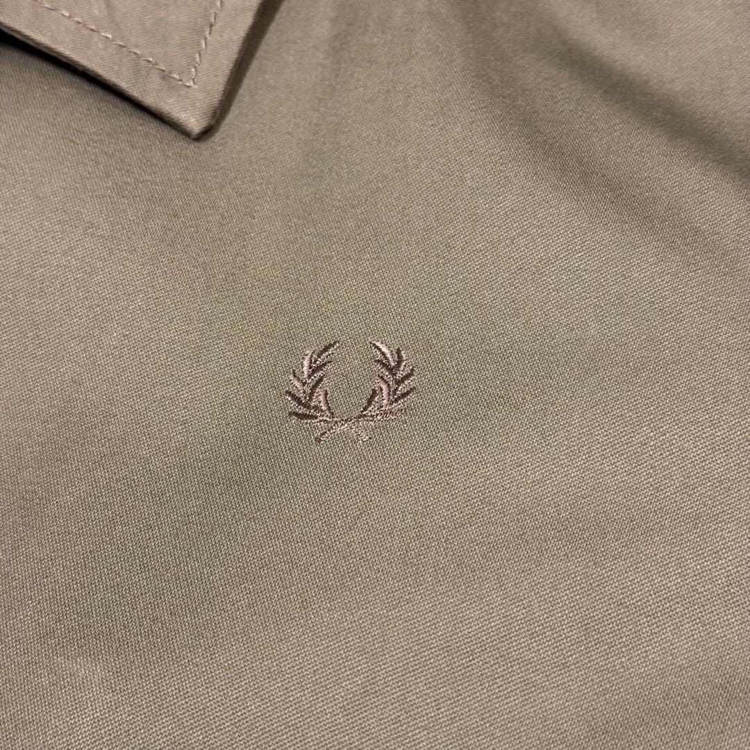 【フレッドペリー】ライナー付きモッズコート ユニオンジャック柄 カーキ