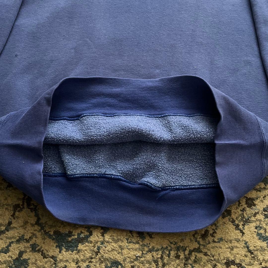 50s 60s スウェット パーカー ネイビー ナス紺 フェード 検 40s