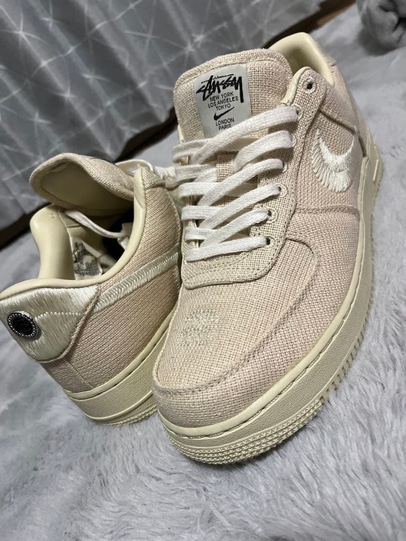 カ*レ様 Nike Air Force 1 Stussy ベージュ
