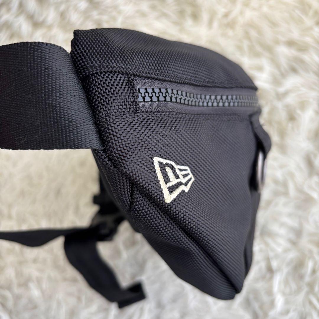 【激レア 美品】ヨウジヤマモト×ニューエラ　コラボボディバッグ　刺繍　ブラック