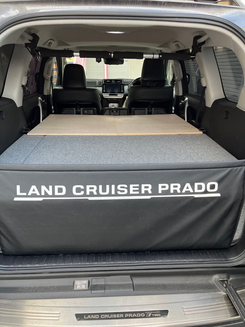 K*A様 150プラド　５人乗り　ベッド　ベッドキット　+ 純正ラゲージプロテク