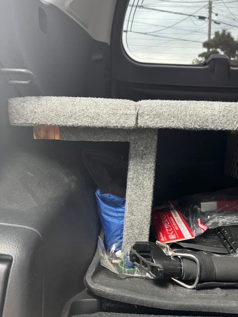 K*A様 150プラド　５人乗り　ベッド　ベッドキット　+ 純正ラゲージプロテク