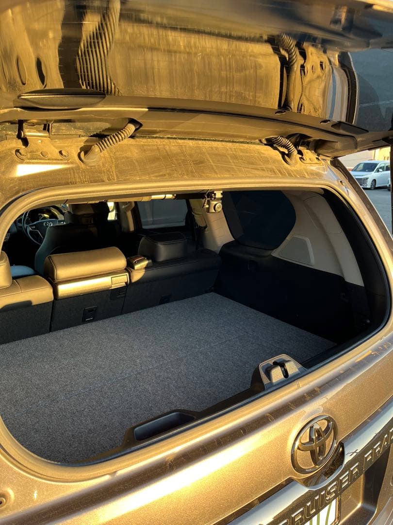 K*A様 150プラド　５人乗り　ベッド　ベッドキット　+ 純正ラゲージプロテク