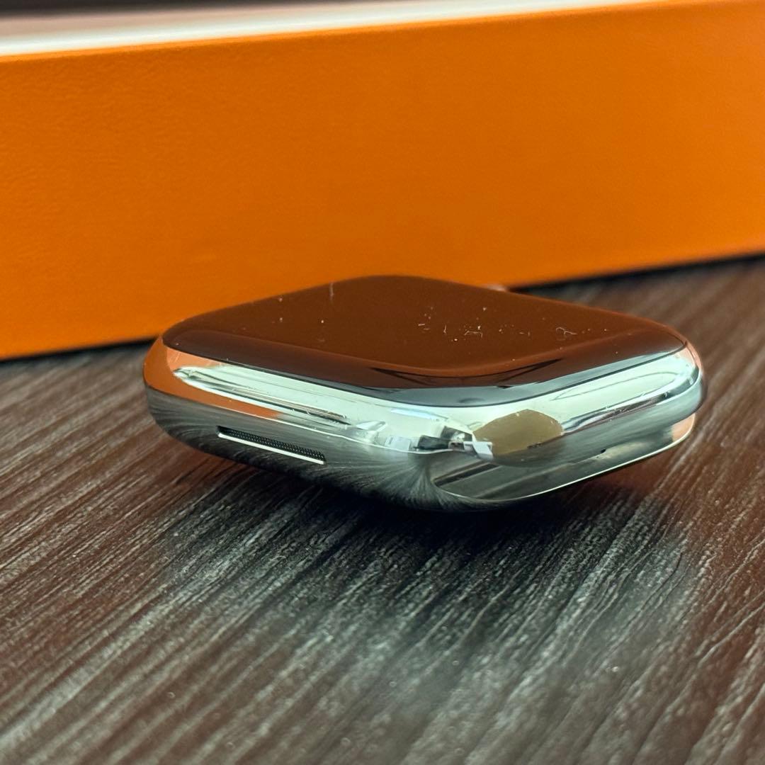 2887 Apple Watch エルメス　シリーズ9 シルバー　セルラーモデル
