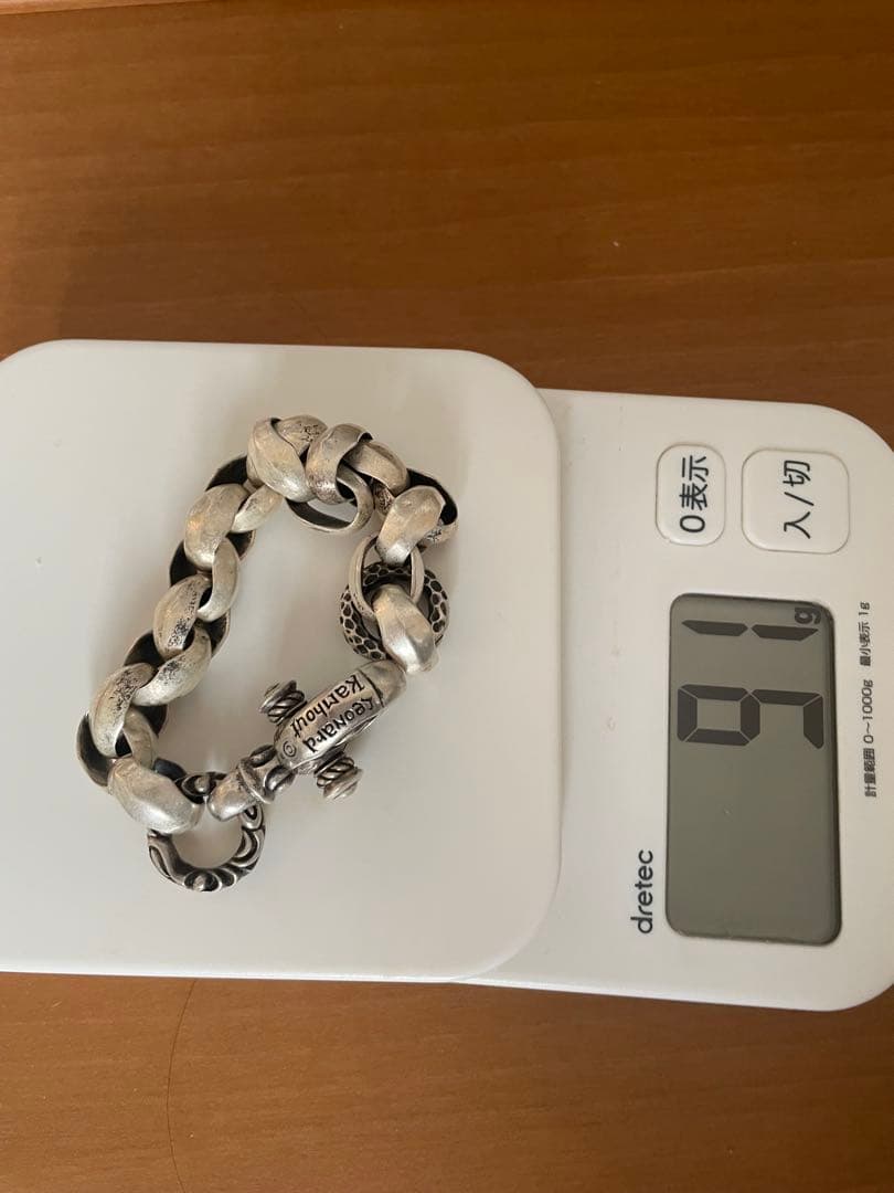 Leonard Kamhoutシルバーチェーンブレスレット