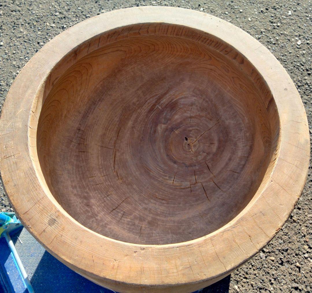 臼·杵セット　餅つき　うす　きね　古道具　お正月　イベント　木製　もちつき　⑫