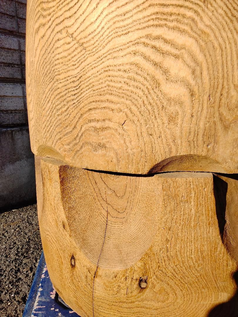 臼·杵セット　餅つき　うす　きね　古道具　お正月　イベント　木製　もちつき　⑫