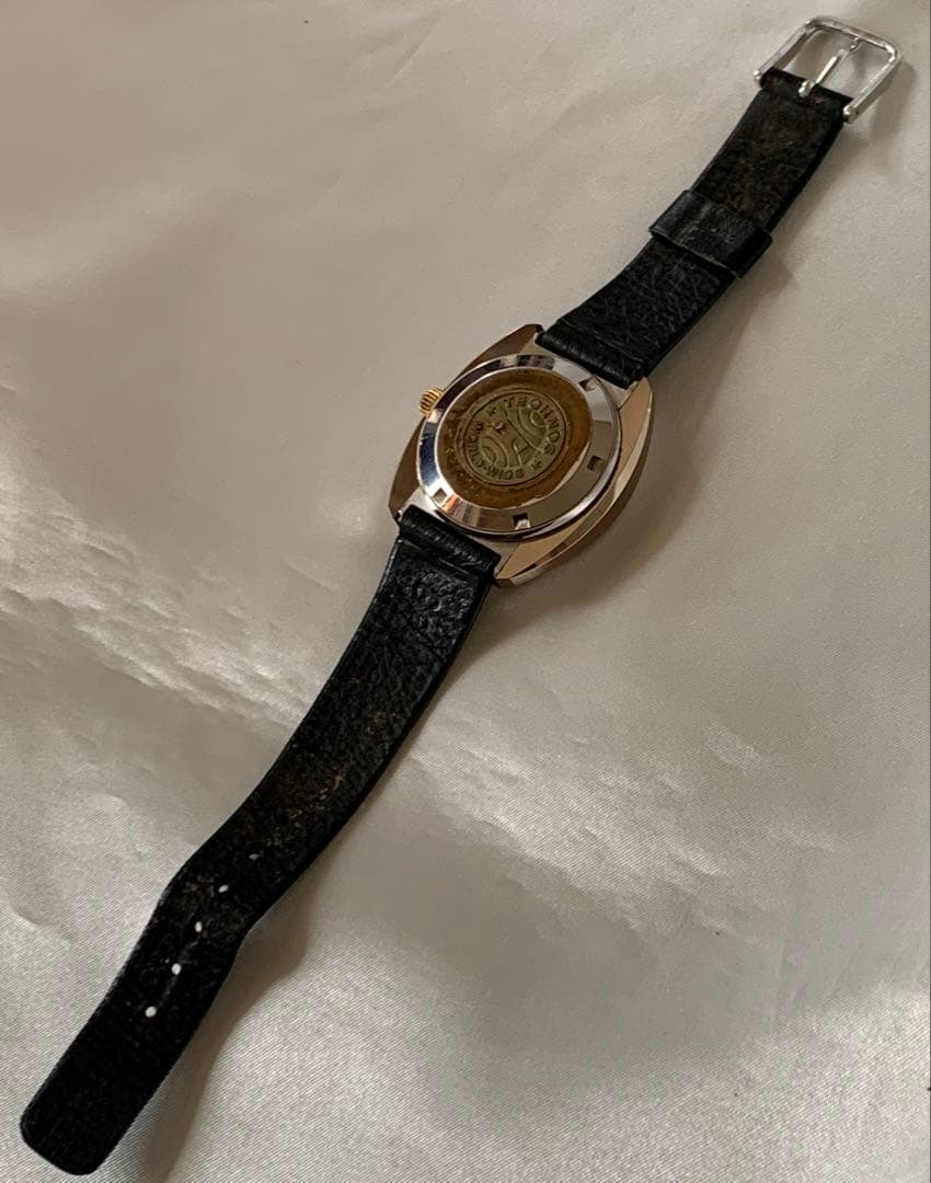 ☆TECHNOS 腕時計 タイガーボラゾン 自動巻 カットガラス 稼働品☆