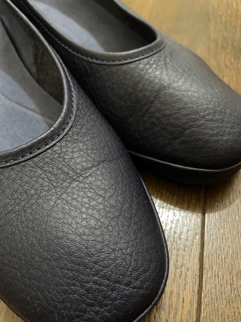 【専用】CAMPER(カンペール) ネイビーレザー　パンプス