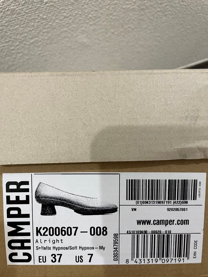 【専用】CAMPER(カンペール) ネイビーレザー　パンプス