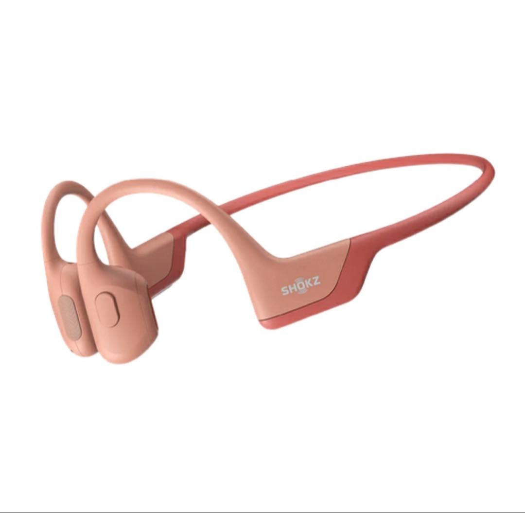 新品　SHOKZ OPENRUN PRO 骨伝導イヤホン　ピンク　保証書付属
