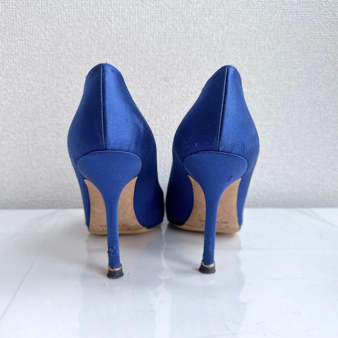 Yuk　マノロブラニク　ハンギシ　ビジューバックル　クリスタル　パンプス