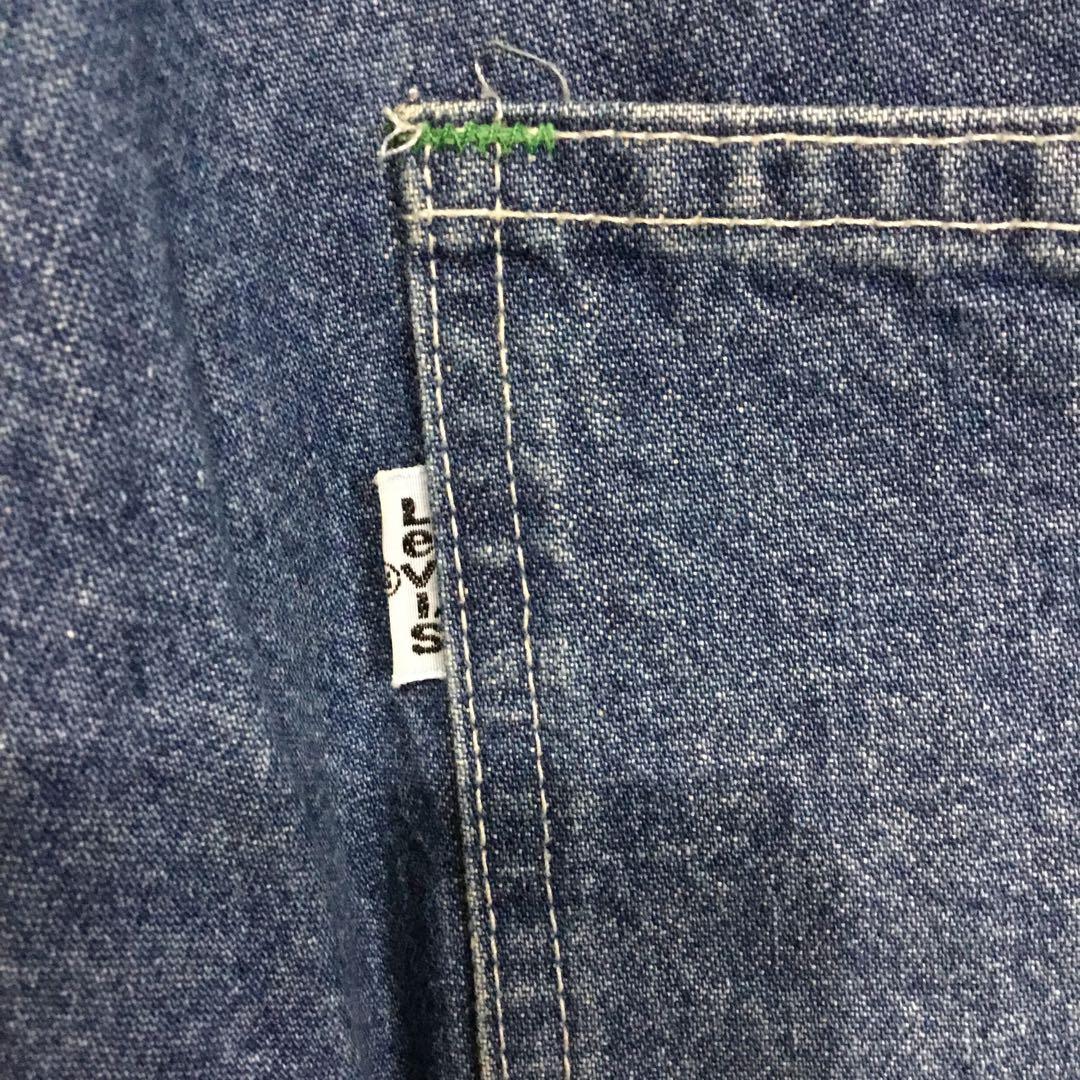 いくまる　リーバイス美品　90Sオーバーオールアメリカ製ビンテージLサイズ