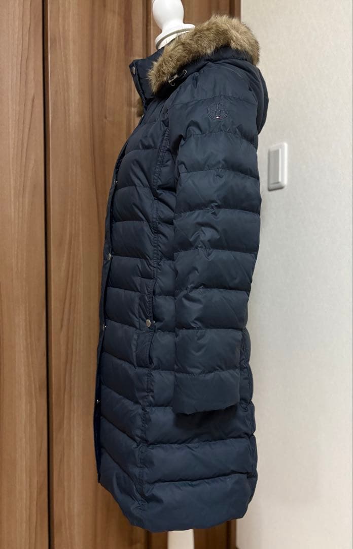 美品  ファーフードロングダウンコート土日限定価格