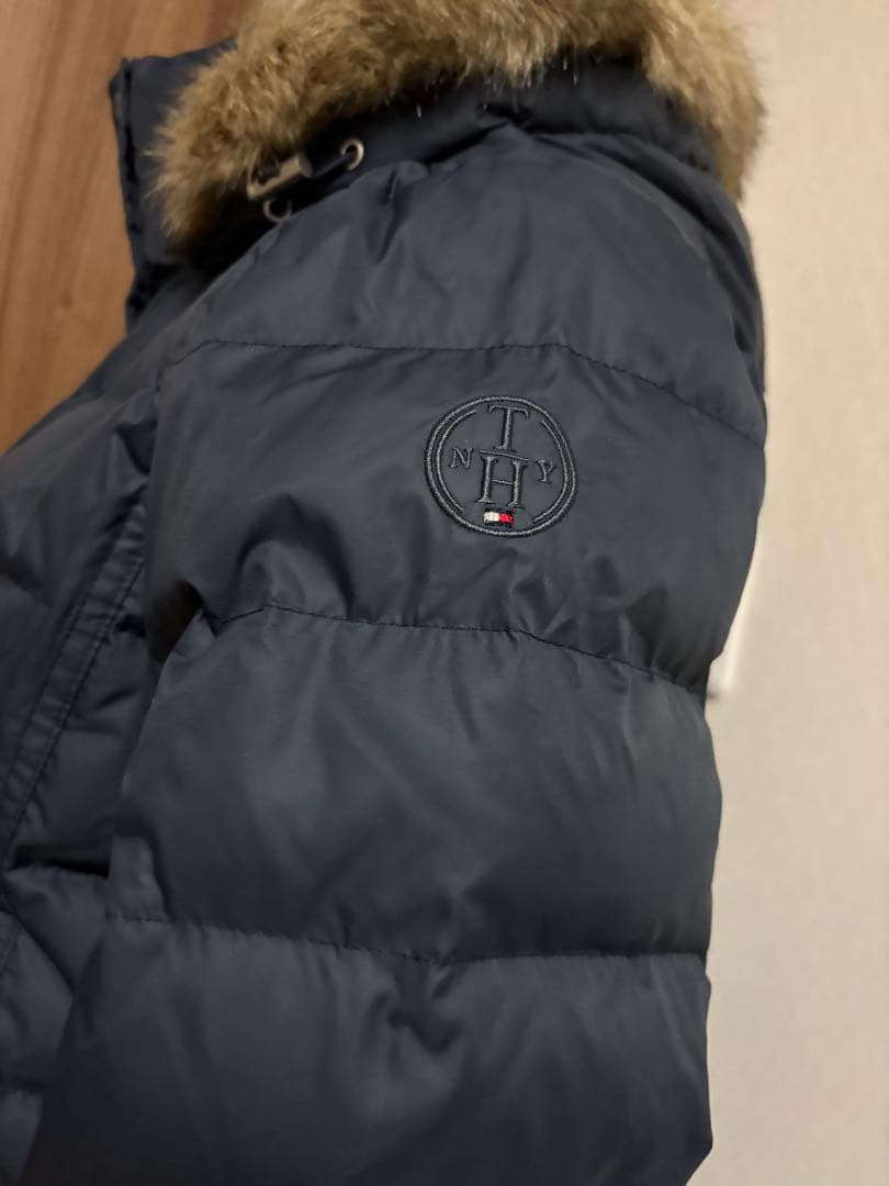 美品  ファーフードロングダウンコート土日限定価格