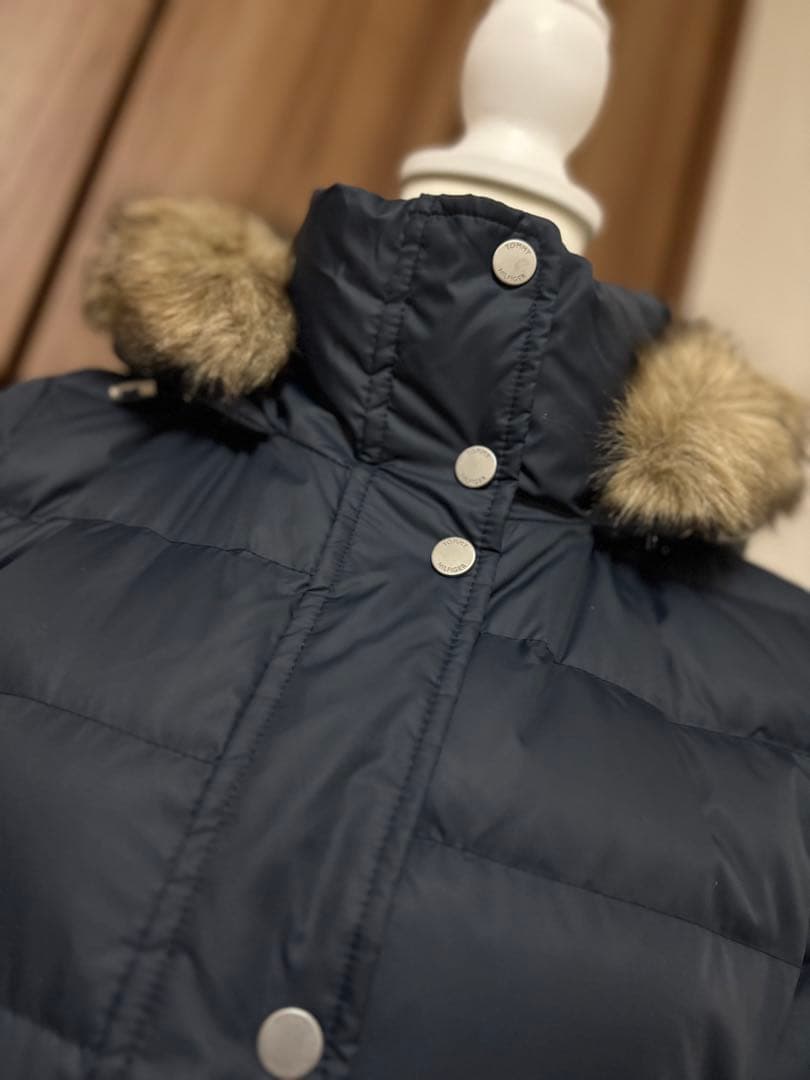 美品  ファーフードロングダウンコート土日限定価格