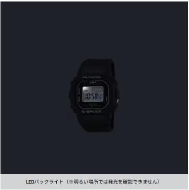 G-SHOCK nano 5600 SERIES DWN-5600-1JR（黒）