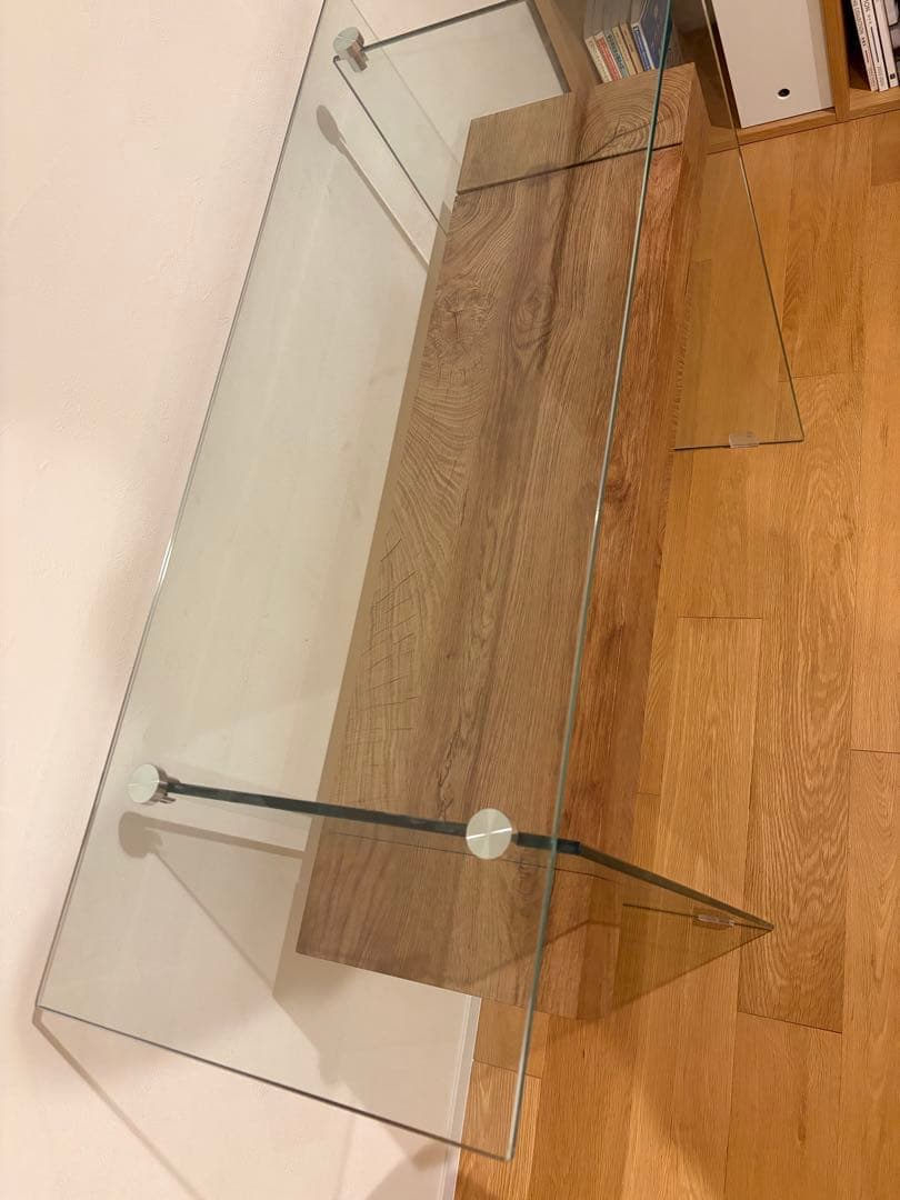 ※期間限定お値下げ※ コンソールテーブル(ガラス、木製) ロサンゼルス