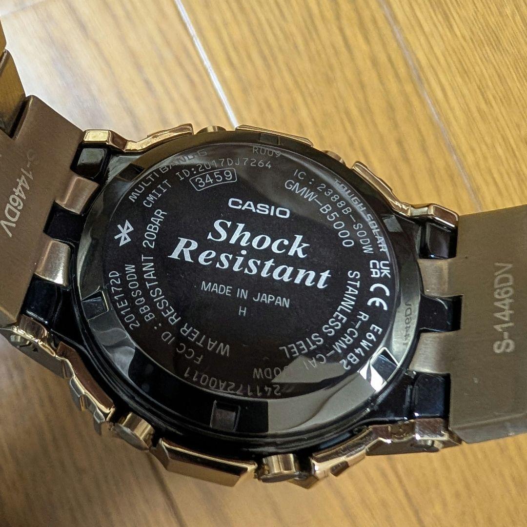 【未使用】G-SHOCK GMW-B5000GD-9JF ゴールド