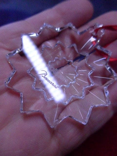 美品 バカラ クリスマスオーナメント 2019 とピンブローチ