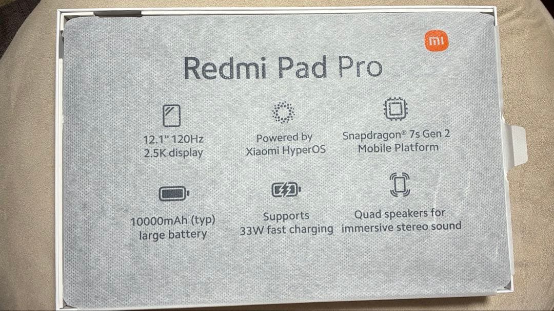 Androidタブレット本体 Xiaomi redmi pad pro 6G+128G
