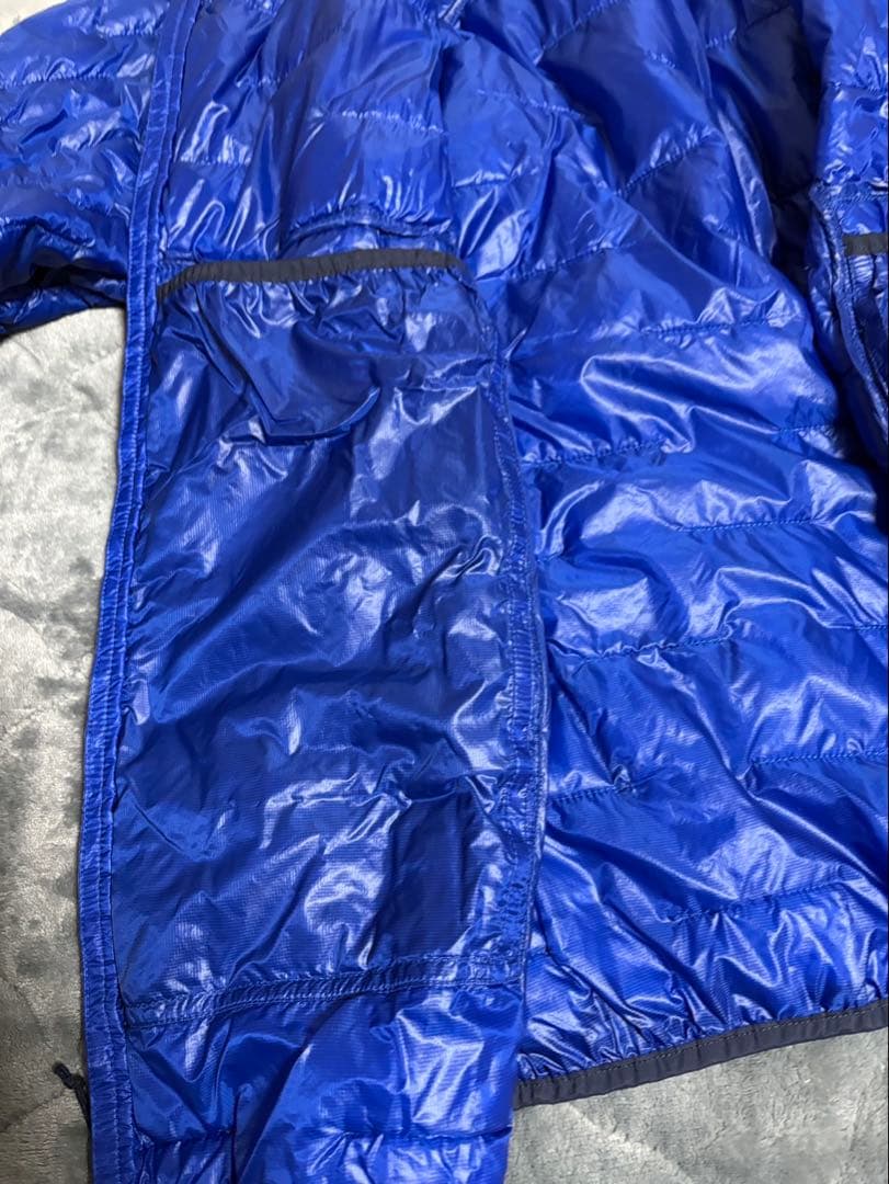 patagonia キルティングジャケット 青