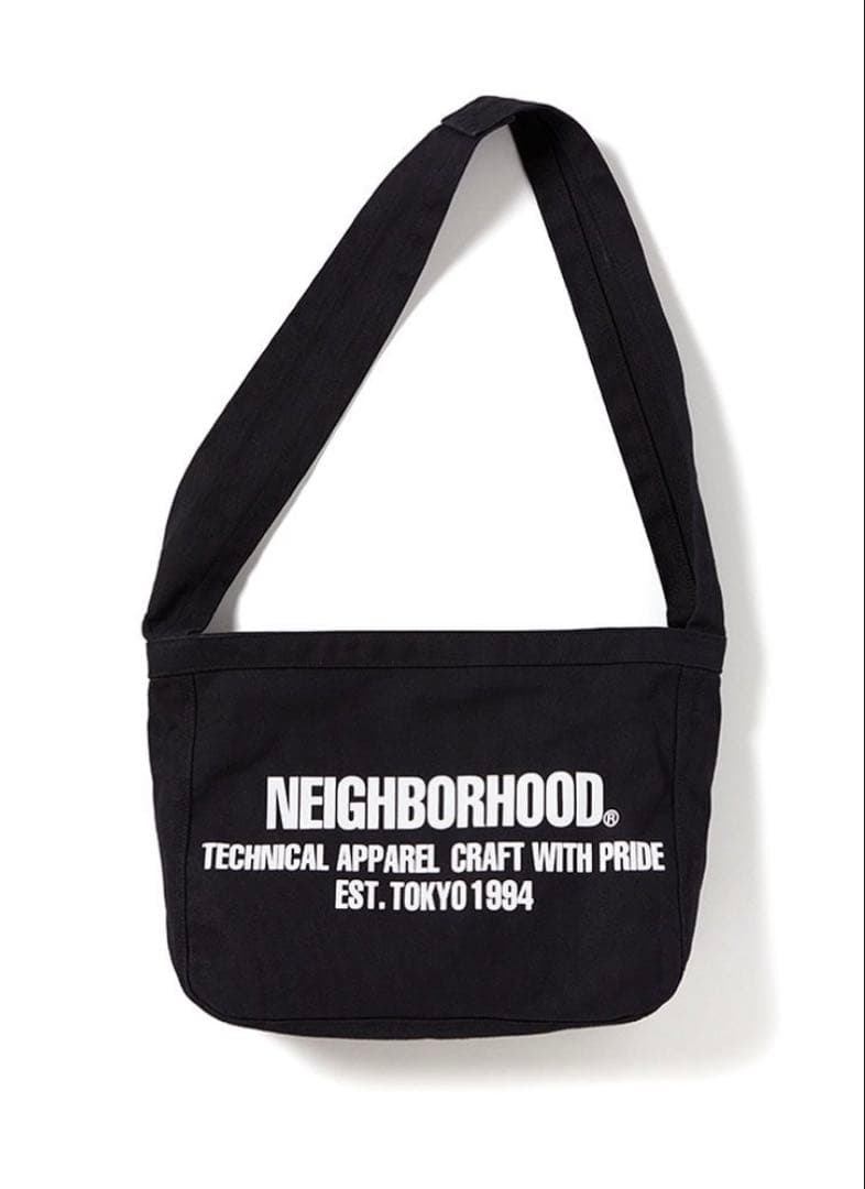 NEIGHBORHOOD ショルダーバッグ　NEWSPAPER BAG BLK