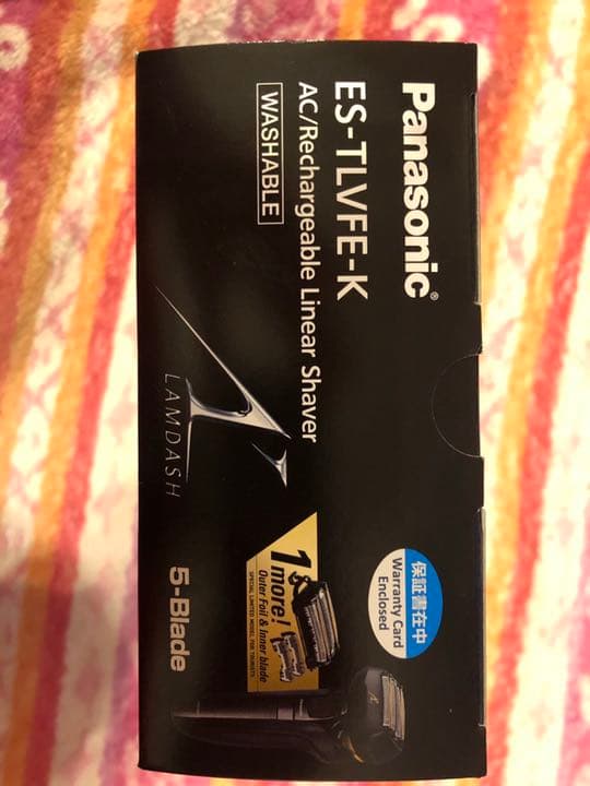 Panasonic ES ラムダッシュ　海外用　日本製　新品未使用