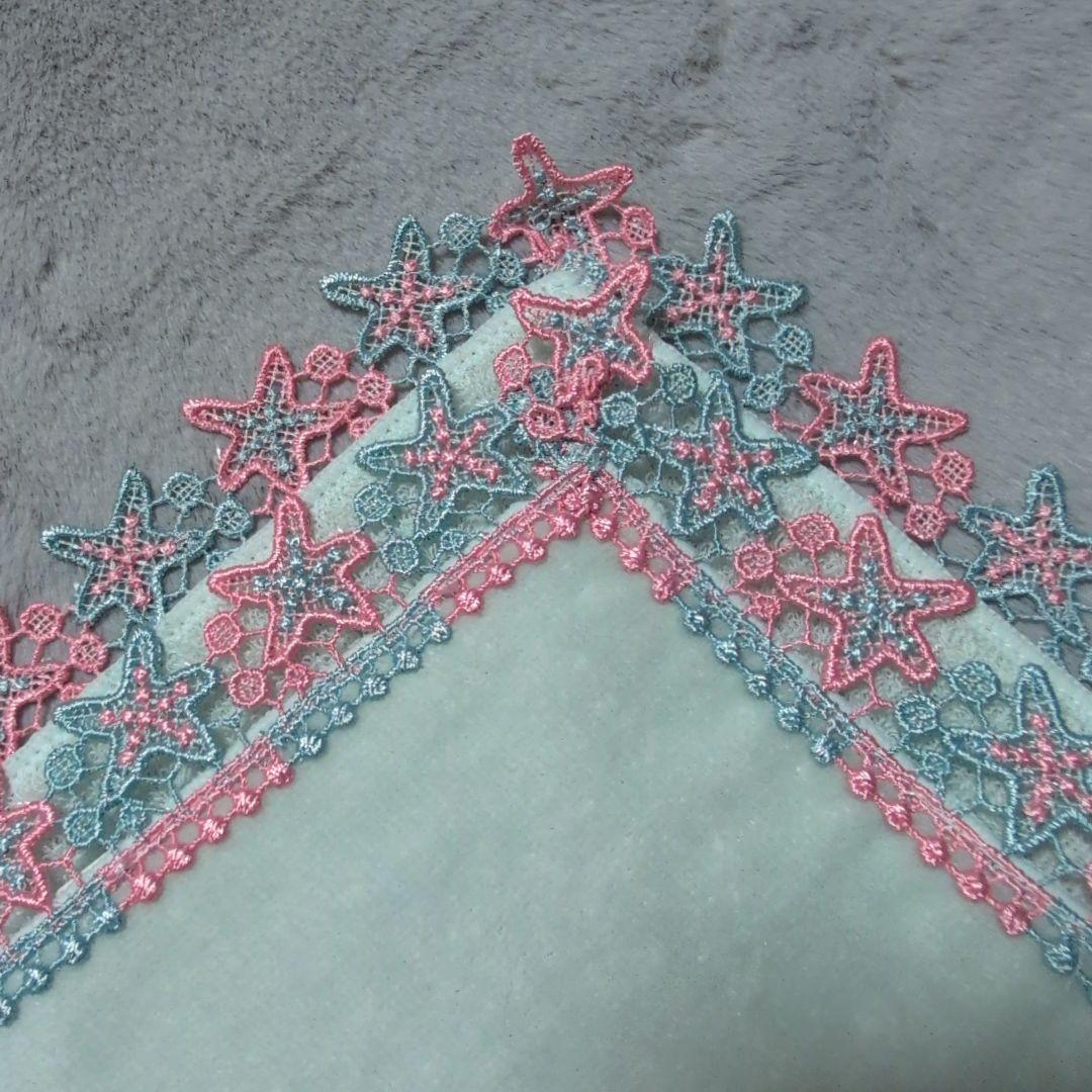 sayasann 近沢レース タオルハンカチ 5枚セット