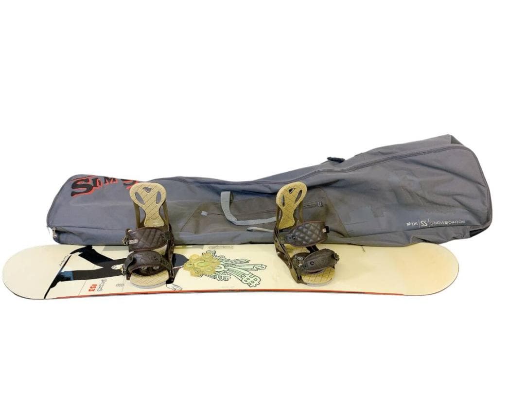 Salomon スノーボード バインディング(BURTON)・ケース付 Mサイズ