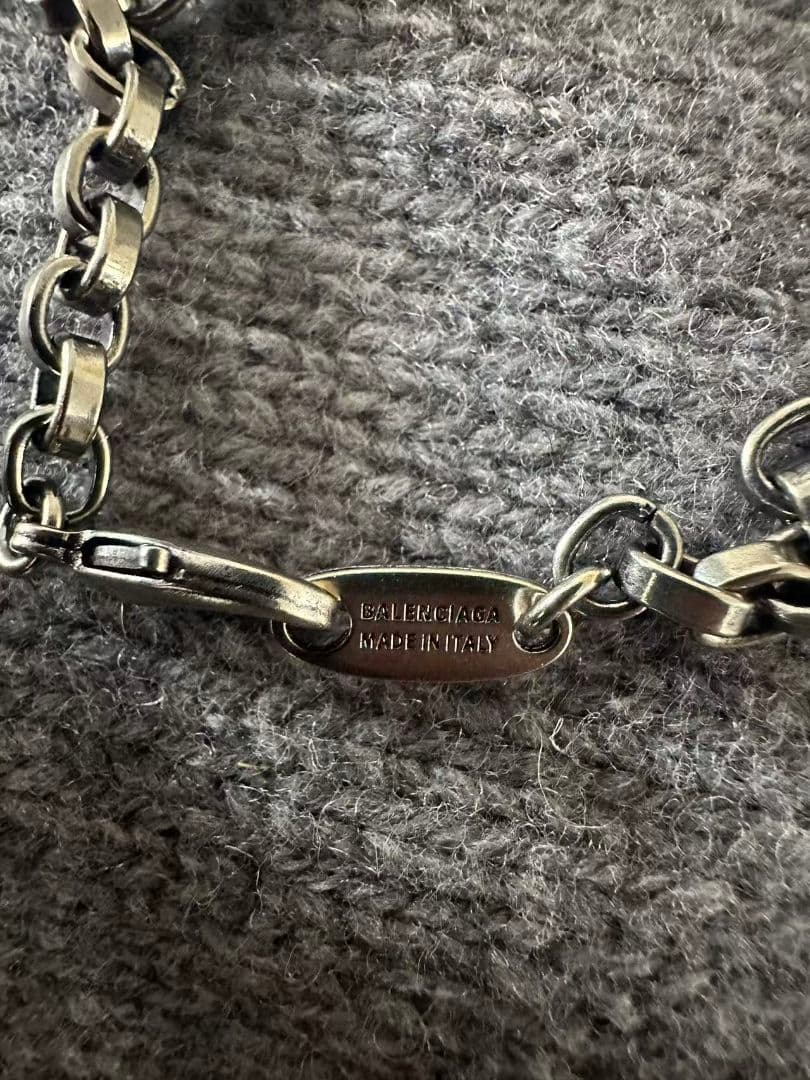 BALENCIAGA 新品同様 剣と蛇のネックレス