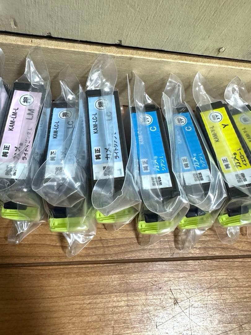 未使用 EPSON カメ Lタイプ 増量 ６色×2セット エプソン