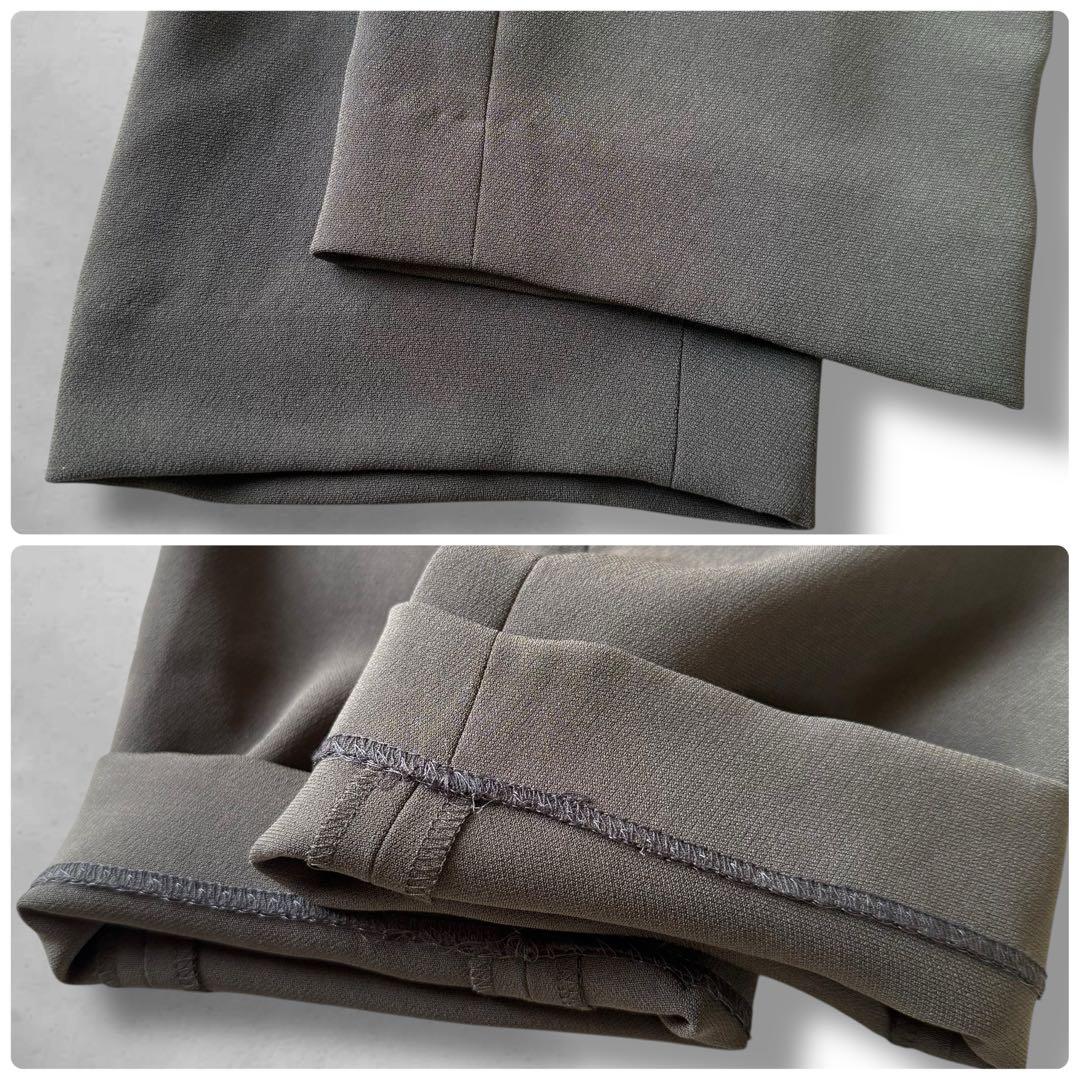 Theory セオリー　SYNTHETIC CREPE パンツスーツ　グリーン