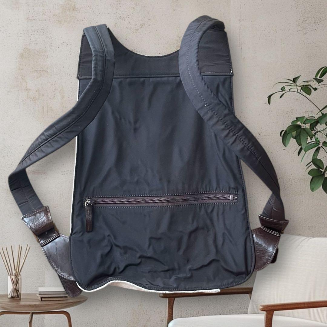 MESSAGE 蔵前街歩き リュック レザー 職人製 日本製 WH/BR