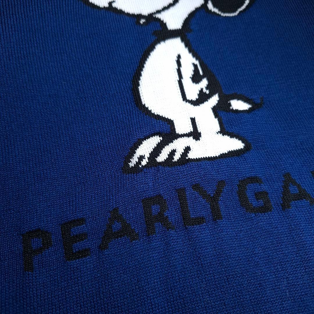 【極美品】PEARLY GATES スヌーピー ゴルフ ニットセーター 紺 M