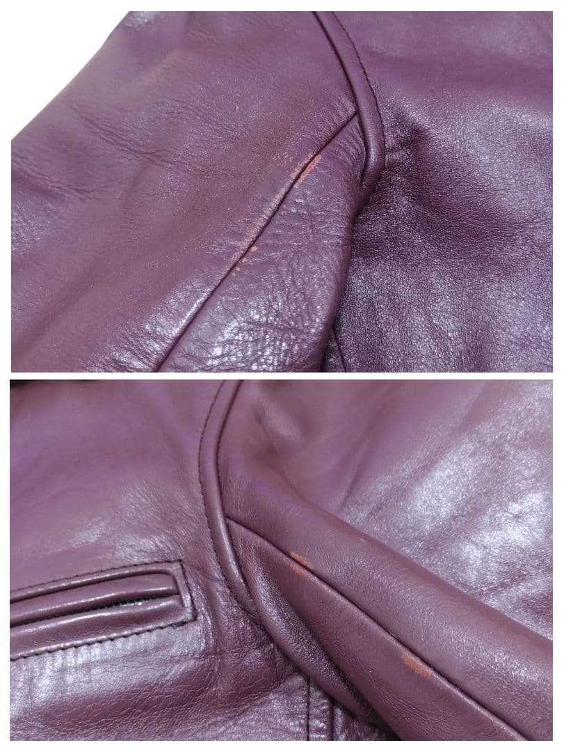 アディクトクローズ　ライダースジャケット　ホースハイド　34　男女兼用