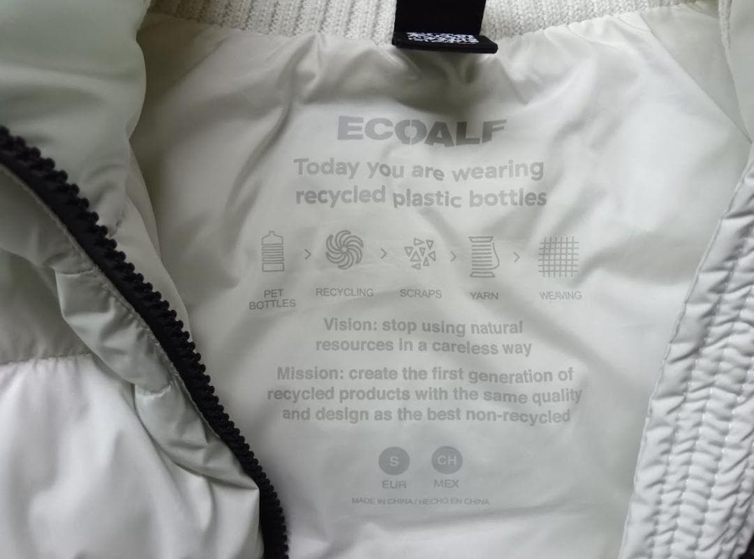 美品 ★ECOALF /エコアルフ ◎DENALI ニットコンビ アウター　S