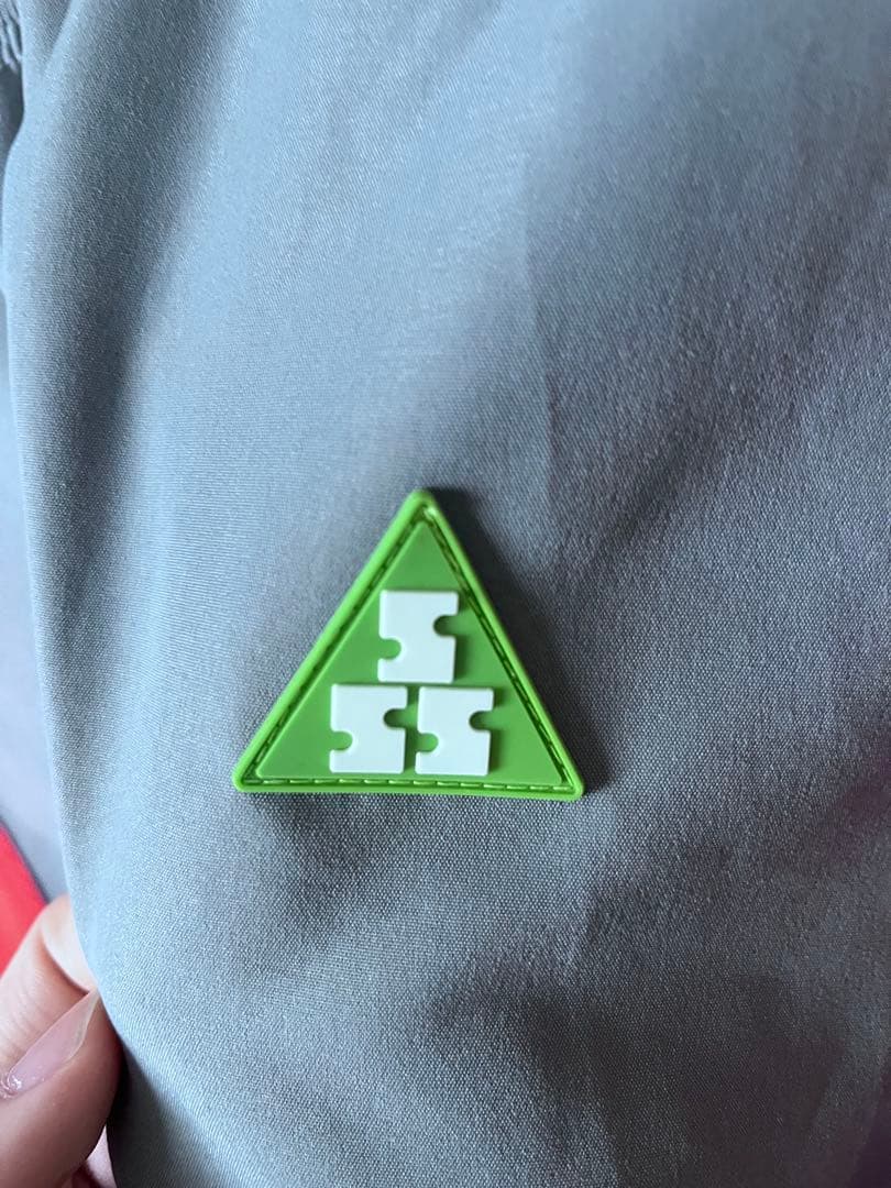 SAMPLE ナイロンジャケット グレー・オレンジ