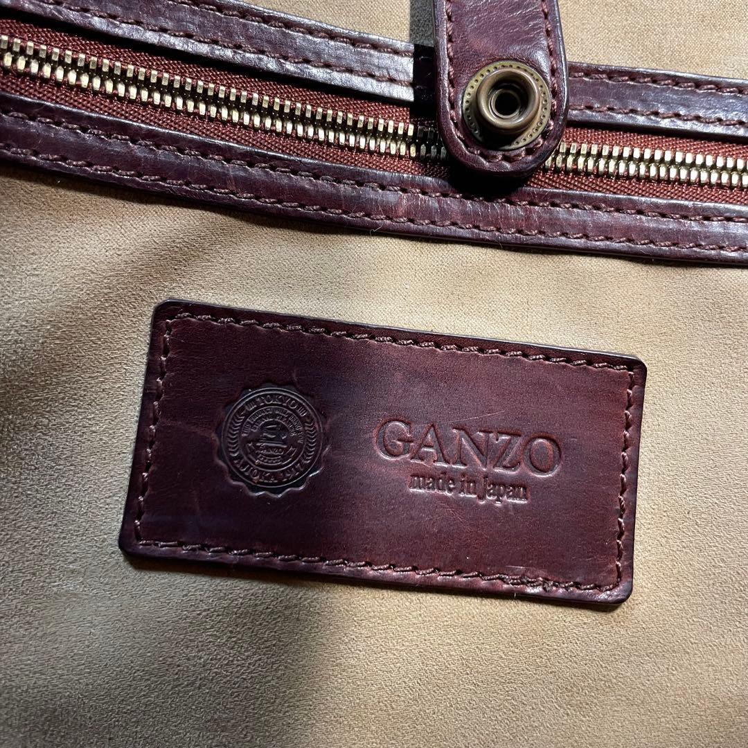 激シブ✨GANZO オープントートバッグ GUD ボルドー ガンゾ ビジネス