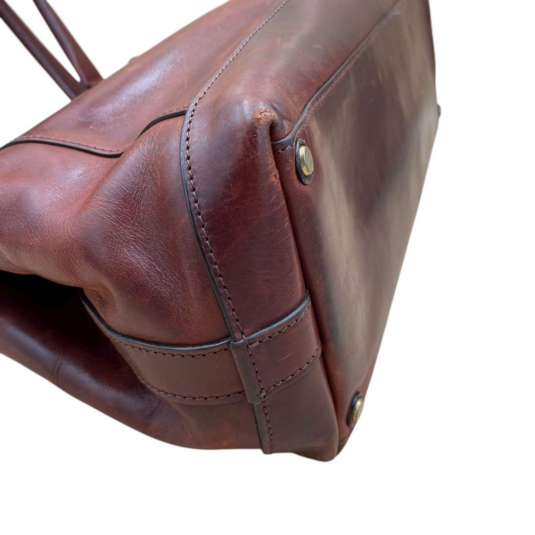 激シブ✨GANZO オープントートバッグ GUD ボルドー ガンゾ ビジネス