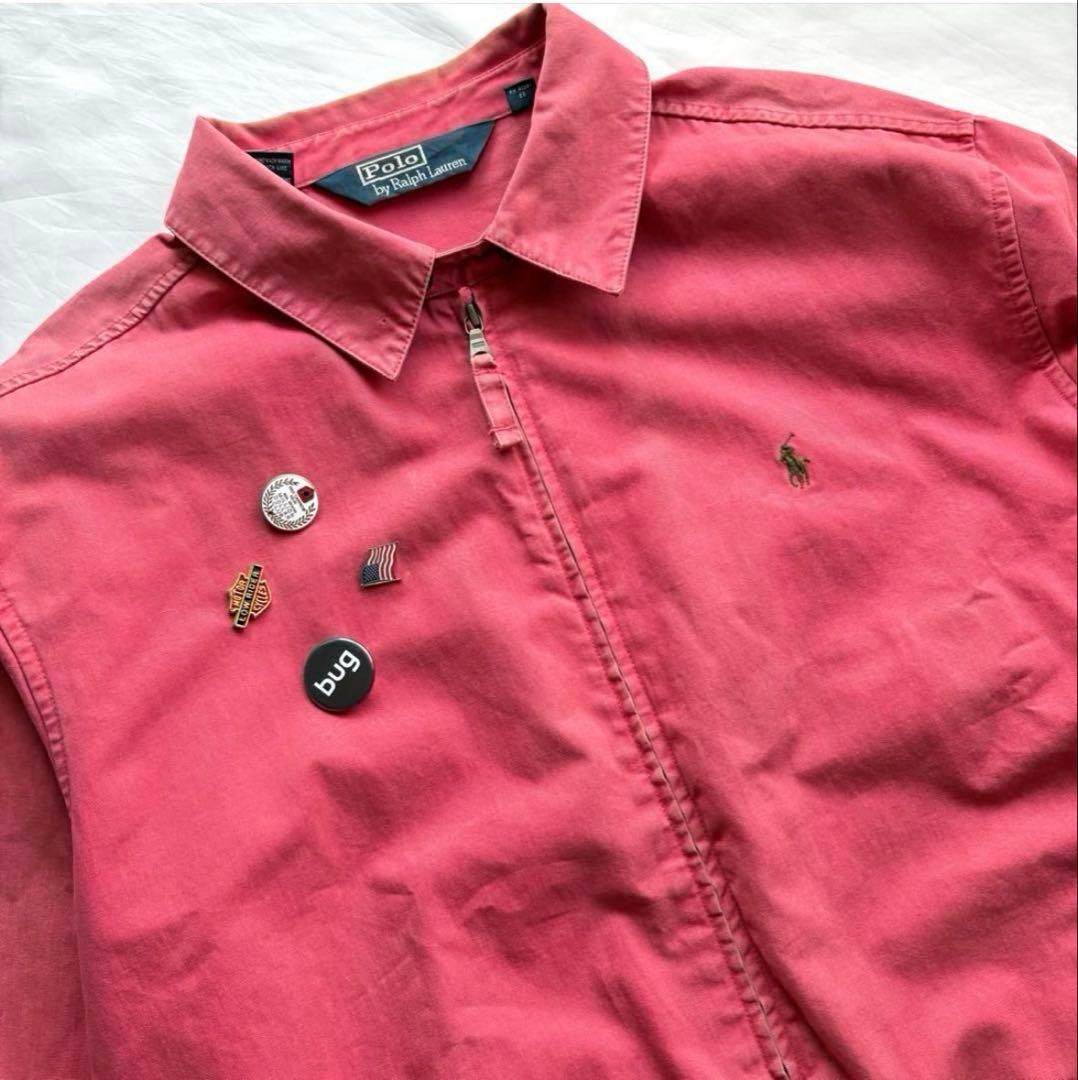 ラルフローレン　スイングトップ　サーモピンク　Lサイズ　ブルゾン　90s