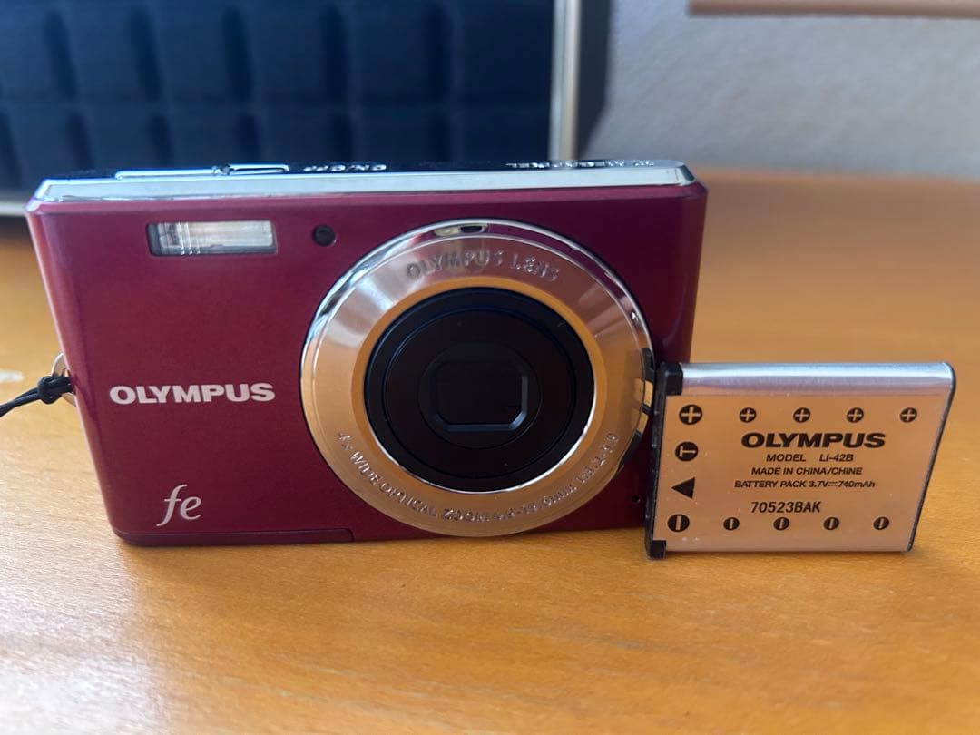 OLYMPUS FE レッド FE-4050 コンパクトデジタルカメラ