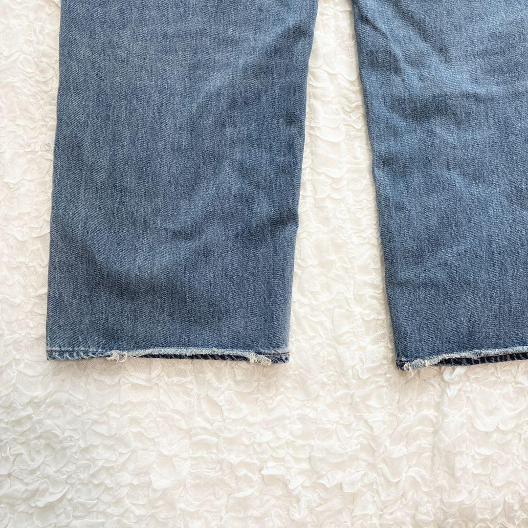 【未使用タグ付】SOLAMONAT　5Pルーズストレートイージーデニム　24SS