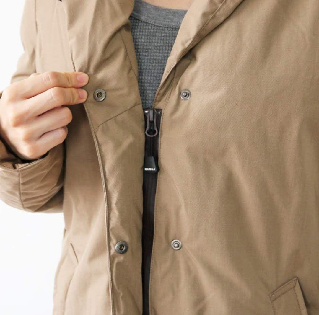 NANGA ショールカラーダウンコート