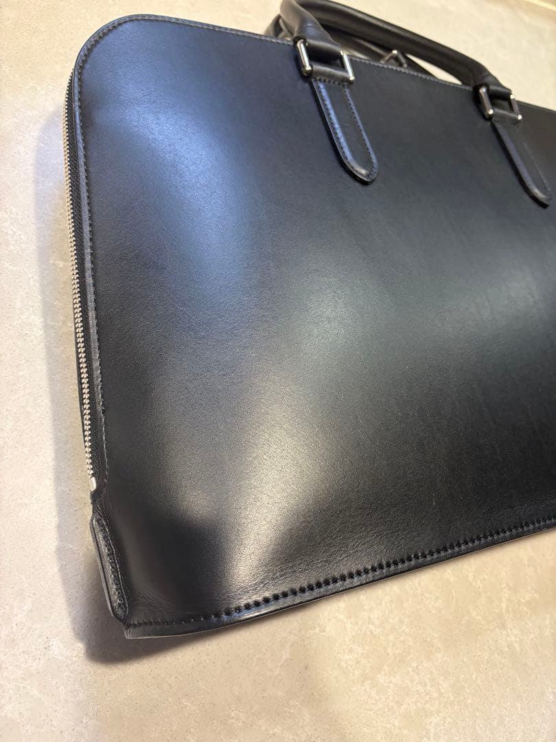 新品未使用　PORTERポーター　ブラック本革ビジネス　アベニューブリーフケース
