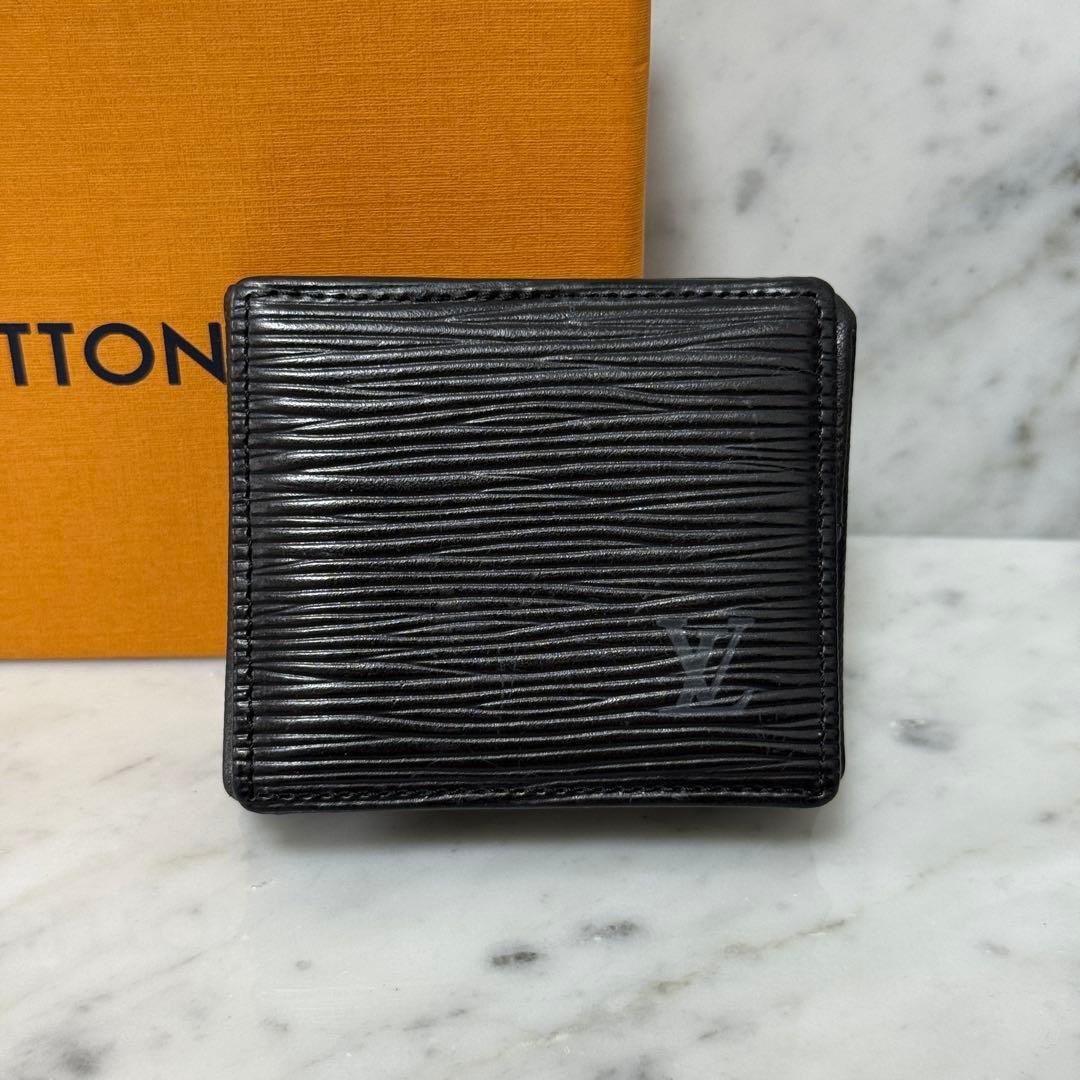 LOUIS VUITTON ルイヴィトン ケース ブラック エピ 黒 本革