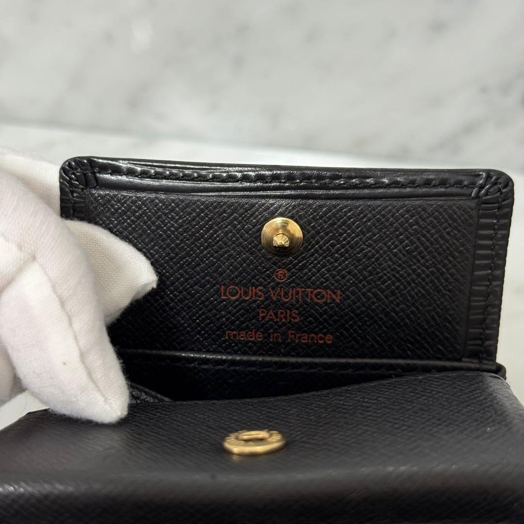 LOUIS VUITTON ルイヴィトン ケース ブラック エピ 黒 本革